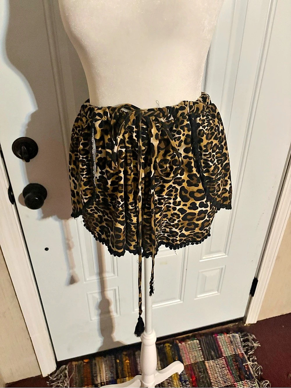 Leopard Print Shorts